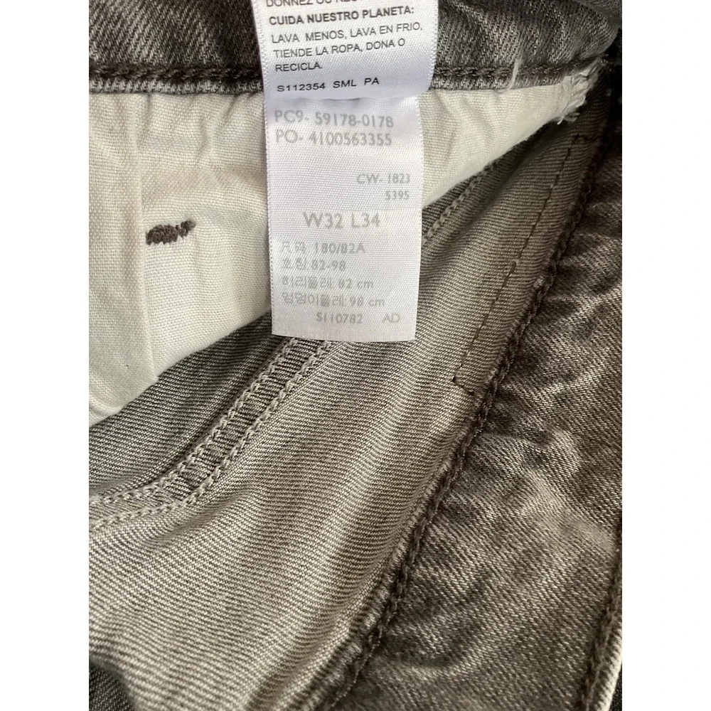 Levi Strauss Signature Jeans Mens 32x34 Slim Fit Waterless‎ Stretch Denim Pants